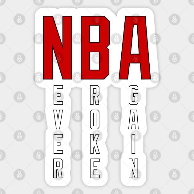 NBA Sticker by Buff Geeks Art